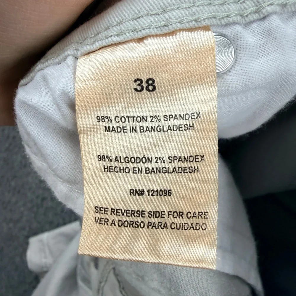 Weatherproof Vintage Men's Utility Cargo Shorts 38 Beige Cotton Spandex Stretch‎